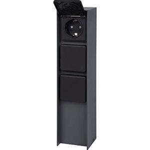 BOLD 11026 Presa da giardino - 3 uscite - Antracit BOLD 11026 Presa da giardino - 3 uscite - Antracit