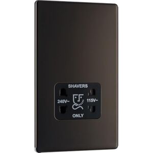 British General NBS20B - Presa a doppia tensione con trasformatore British General NBS20B - Presa a doppia tensione con trasformatore