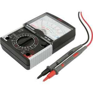 VEMER VE 382: Tester Elettricista Analogico Tascabile, Multimetro AC/DC per Tensione, Corrente, Resistenza, Transistor, Diodi, Batterie, Nero VEMER VE 382: Tester Elettricista Analogico Tascabile, Multimetro AC/DC per Tensione, Corrente, Resistenza, Transistor, Diodi, Batterie, Nero