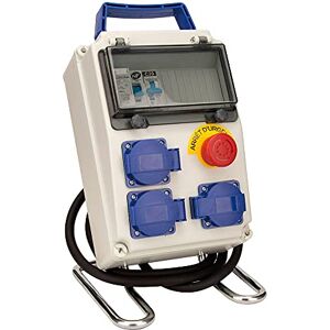 Zenitech Box 8 Moduli IP54, Bianco/Blu Zenitech Box 8 Moduli IP54, Bianco/Blu
