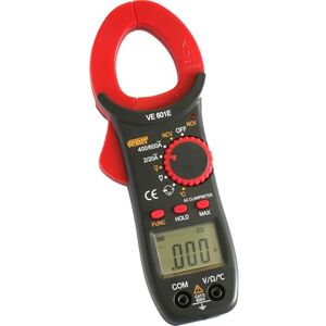 VEMER VE 601E – Pinza Amperometrica Digitale per Elettricisti con Multimetro, NCV LED, CAT II 600V, Misura Corrente AC, Tensione AC/DC, Resistenza, Temperatura con Sonda K VEMER VE 601E – Pinza Amperometrica Digitale per Elettricisti con Multimetro, NCV LED, CAT II 600V, Misura Corrente AC, Tensione AC/DC, Resistenza, Temperatura con Sonda K