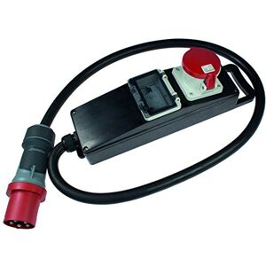as - Schwabe AS – Schwabe Ciabatta elettrica in gomma piena S21 +, 63 A/400 V – IP 44, 1 pezzo, colore: nero, as - Schwabe AS – Schwabe Ciabatta elettrica in gomma piena S21 +, 63 A/400 V – IP 44, 1 pezzo, colore: nero,