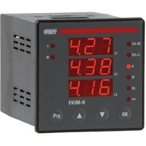 VEMER Multimetro digitale EV3M-R 72x72 Alimentazione 230 Vac VEMER Multimetro digitale EV3M-R 72x72 Alimentazione 230 Vac