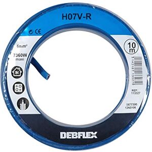 Cavo DEBFLEX HO7V-R - 6 mm² - 10 m - Blu Cavo DEBFLEX HO7V-R - 6 mm² - 10 m - Blu