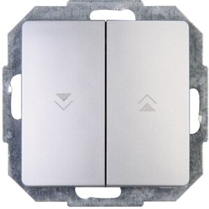 Kopp Paris Interruttore per veneziana, IP 20, 250 V, colore: Argento Kopp Paris Interruttore per veneziana, IP 20, 250 V, colore: Argento