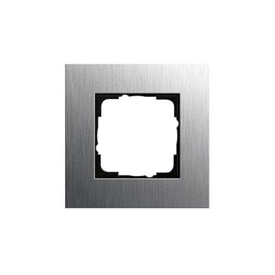 Gira Switch Plate/outlet Cover – Switch Plates & outlet Covers (acciaio inox, screwless) Gira Switch Plate/outlet Cover – Switch Plates & outlet Covers (acciaio inox, screwless)