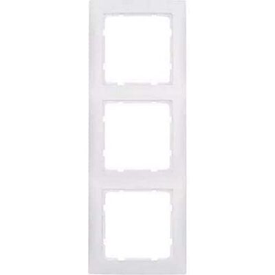 Hager – Cornice 80 x 80 3 moduli bianco polare Hager – Cornice 80 x 80 3 moduli bianco polare