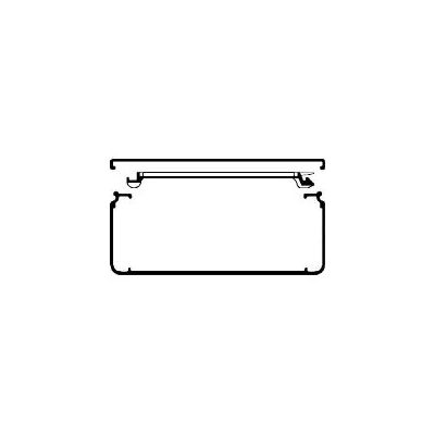 Hager B3002507030B Canalina cavi - 2000mm, PVC, Grigia Hager B3002507030B Canalina cavi - 2000mm, PVC, Grigia