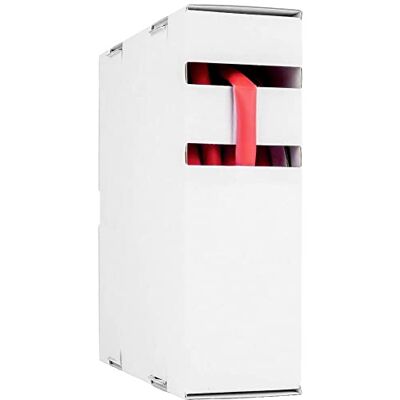 Hongshang Guaina termoretraibile senza colla, 4,80 mm, 2,40 mm, tasso di restringimento: 2:1, 10 m Hongshang Guaina termoretraibile senza colla, 4,80 mm, 2,40 mm, tasso di restringimento: 2:1, 10 m