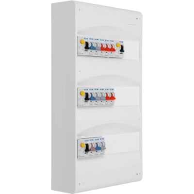 Eaton Tabella 3 file pre-attrezzata 4 inter. diff. 40A + 13 interruttori Eaton Tabella 3 file pre-attrezzata 4 inter. diff. 40A + 13 interruttori