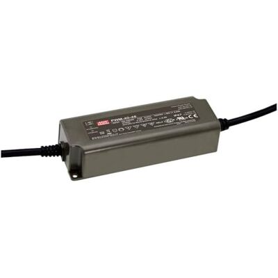 MEAN WELL Trasformatore a LED, tensione costante, 40,08 W, 0-3,34 A, 12 V/DC, dimmerabile, circuito PFC MEAN WELL Trasformatore a LED, tensione costante, 40,08 W, 0-3,34 A, 12 V/DC, dimmerabile, circuito PFC