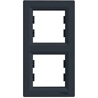 Piastra Di Finitura Verticale Asfora Antracite Schneider Electric - Piastra Elettrica Piastra Di Finitura Verticale Asfora Antracite Schneider Electric - Piastra Elettrica