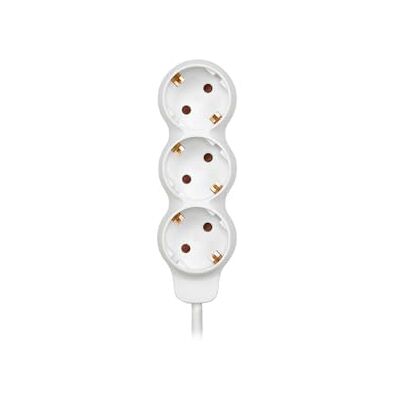 Simon Brico – Base 3 presa con messa a terra + Cavo 1,5 m 3 G1 bianco borsa Solapa Simon Brico – Base 3 presa con messa a terra + Cavo 1,5 m 3 G1 bianco borsa Solapa