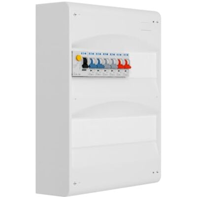 Eaton Tabella 2 file pre-attrezzata 1 inter. diff. 40A tipo AC + 6 interruttori Eaton Tabella 2 file pre-attrezzata 1 inter. diff. 40A tipo AC + 6 interruttori