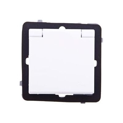 Ospel Presa di corrente IP44, 16 A, 71 mm, 42 mm, 71 mm, colore: Bianco Ospel Presa di corrente IP44, 16 A, 71 mm, 42 mm, 71 mm, colore: Bianco