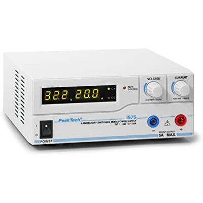 Peaktech 1575 Alimentatore da laboratorio - Attrezzature di laboratorio Peaktech 1575 Alimentatore da laboratorio - Attrezzature di laboratorio