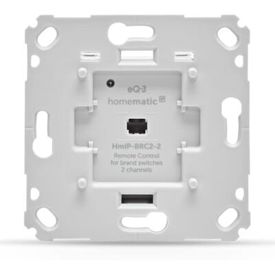 Homematic IP Pulsante da parete per interruttore di marca, 2 vie, due pulsanti, azionatori e termostati, interruttore da parete, accessorio per la tua Smart Home, universale, Homematic IP Pulsante da parete per interruttore di marca, 2 vie, due pulsanti, azionatori e termostati, interruttore da parete, accessorio per la tua Smart Home, universale,