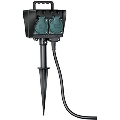 Soffitto estensibile per giardino Brennenstuhl - 4 prese, 10m, IP44 Soffitto estensibile per giardino Brennenstuhl - 4 prese, 10m, IP44