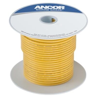 Ancor Cable Marino 18 AWG (0,8mm²) Amarillo - Ancor Cable Marino 18 AWG (0,8mm²) Amarillo -