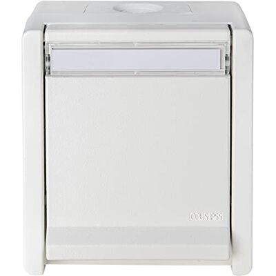 Opus ® RESIST, presa a contatto di protezione, versione 1 senza protezione da contatto, colore bianco puro Opus ® RESIST, presa a contatto di protezione, versione 1 senza protezione da contatto, colore bianco puro