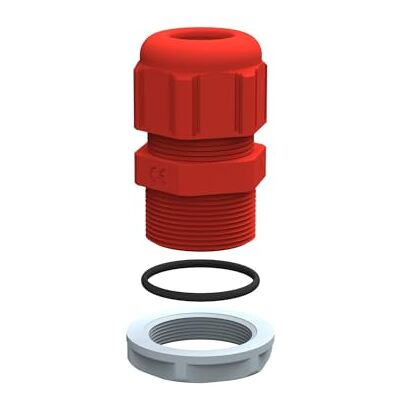 Legrand Set di 10 pressa-cavi in plastica IP68 ISO 25, per scatola elettrica Plexo, Rosso (Rouge) Legrand Set di 10 pressa-cavi in plastica IP68 ISO 25, per scatola elettrica Plexo, Rosso (Rouge)