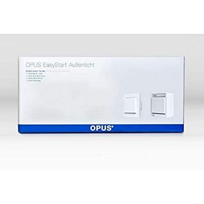 Opus ® EasyStart – Interruttore supplementare per luce da esterno, bianco polare Opus ® EasyStart – Interruttore supplementare per luce da esterno, bianco polare