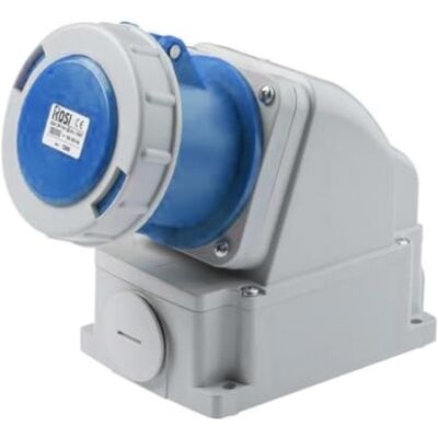 ROSI Presa industriale da parete, 220V 230V, 3 poli 2P+T, 63A, IP67 1001263 ROSI Presa industriale da parete, 220V 230V, 3 poli 2P+T, 63A, IP67 1001263