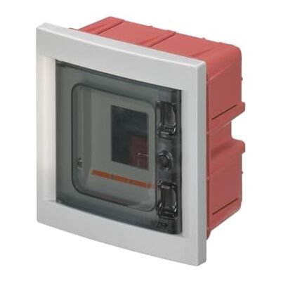 ELETTROCANALI Centralino ad incasso, 4 moduli, grigio, IP40, sportello in policarbonato fume' EC63004 ELETTROCANALI Centralino ad incasso, 4 moduli, grigio, IP40, sportello in policarbonato fume' EC63004