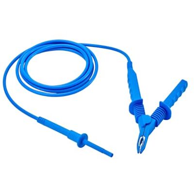 Chauvin Arnoux Cavo di prova HV 15 kV (8 m) con morsetto a coccodrillo (blu) Chauvin Arnoux Cavo di prova HV 15 kV (8 m) con morsetto a coccodrillo (blu)