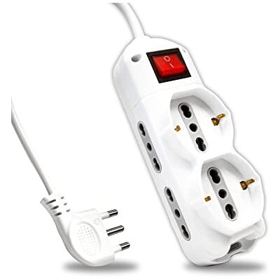 V-TAC Multipresa Elettrica 6 Posti con Interruttore e Cavo 1,5mt 4 Prese Laterali 10/16A Bipasso e 2 Frontali 10/16A Bipasso Shuk -,Presa Elettrica per Casa, Ufficio, Negozio Spina 16A Ciabatta V-TAC Multipresa Elettrica 6 Posti con Interruttore e Cavo 1,5mt 4 Prese Laterali 10/16A Bipasso e 2 Frontali 10/16A Bipasso Shuk -,Presa Elettrica per Casa, Ufficio, Negozio Spina 16A Ciabatta