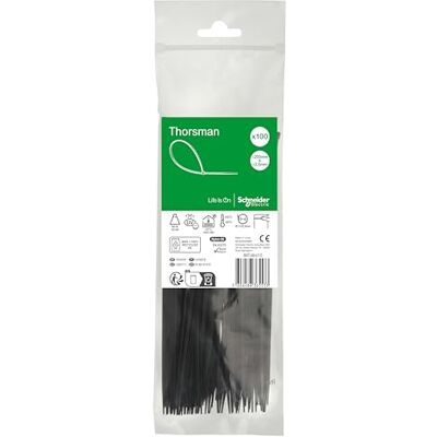 Schneider Electric - Thorsman 200x2.5 - Nera - Fascetta cavi Schneider Electric - Thorsman 200x2.5 - Nera - Fascetta cavi