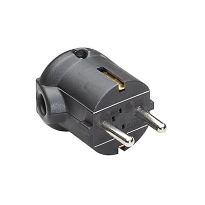 BACHMANN - BACH 911.175 - Nero - CEE 7/4 Type F - Tappo spina BACHMANN - BACH 911.175 - Nero - CEE 7/4 Type F - Tappo spina