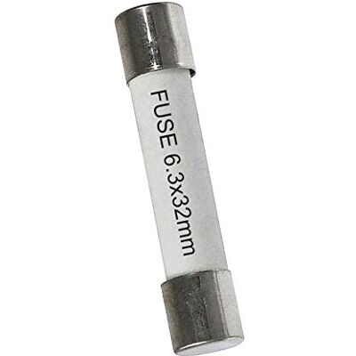 PeakTech P7611 Fusibile - 6,3x32mm, 600mA, 1kV, Confezione da 10 PeakTech P7611 Fusibile - 6,3x32mm, 600mA, 1kV, Confezione da 10