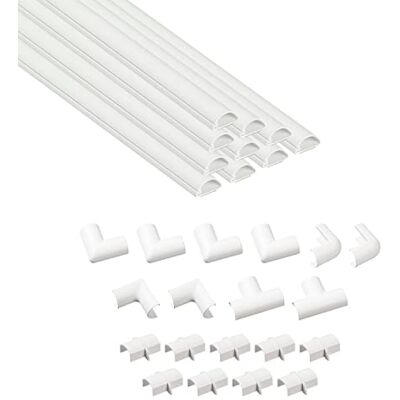 D-Line - 2010W400 - Bianco - 4m - Gestione cavi D-Line - 2010W400 - Bianco - 4m - Gestione cavi