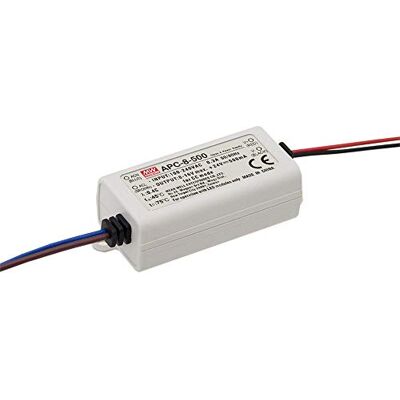 MEAN WELL , AC 110/220 V DC12 V, Switching Power Supply, Converter per la luce di striscia flessibile del LED, il trasformatore, 8 W 16 – 32 V 250 mA, apc-8 – 250) MEAN WELL , AC 110/220 V DC12 V, Switching Power Supply, Converter per la luce di striscia flessibile del LED, il trasformatore, 8 W 16 – 32 V 250 mA, apc-8 – 250)