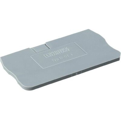 Phoenix D-ST 4 Coperture di chiusura, lunghezza 55,9 mm, larghezza 2,2 mm, altezza 29 mm, 50 pezzi, colore: Grigio Phoenix D-ST 4 Coperture di chiusura, lunghezza 55,9 mm, larghezza 2,2 mm, altezza 29 mm, 50 pezzi, colore: Grigio