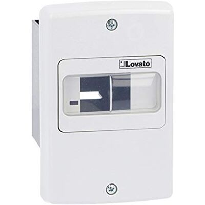 LOVATO Scatola da incasso IP65 per SM1P, larghezza 87 mm, 8,7 x 13,2 x 14 cm, colore bianco (Referenza: SM1Z1705P) LOVATO Scatola da incasso IP65 per SM1P, larghezza 87 mm, 8,7 x 13,2 x 14 cm, colore bianco (Referenza: SM1Z1705P)