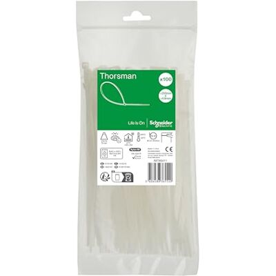 Schneider Electric IMT46411 - Fascette trasparenti - 200 x 4,8 mm Schneider Electric IMT46411 - Fascette trasparenti - 200 x 4,8 mm