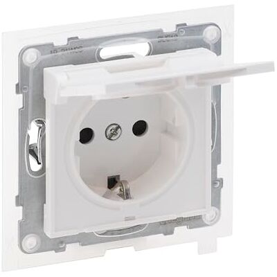 Legrand Modello SL 765124 - Presa Schuko con Coperchio di Sicurezza Legrand Modello SL 765124 - Presa Schuko con Coperchio di Sicurezza