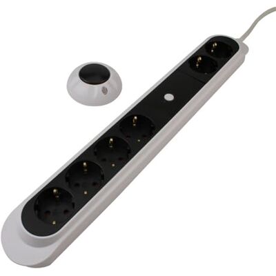 Unitec - 47549 - 6 prese - cavo 1,5 m - Ciabatta multipresa Unitec - 47549 - 6 prese - cavo 1,5 m - Ciabatta multipresa