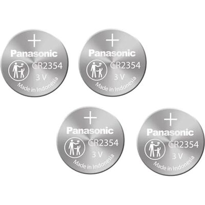 Panasonic Set di 4 al litio 3 volt tipo cr2354 cr 2354 dl2354 br2354 in confezione originale Panasonic Set di 4 al litio 3 volt tipo cr2354 cr 2354 dl2354 br2354 in confezione originale