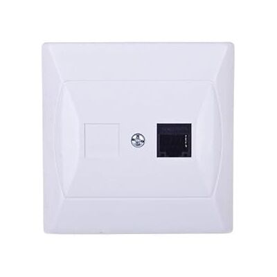 Ospel Presa di corrente IP20, 82 mm, 31 mm, 82 mm, 42 g, colore: Bianco Ospel Presa di corrente IP20, 82 mm, 31 mm, 82 mm, 42 g, colore: Bianco