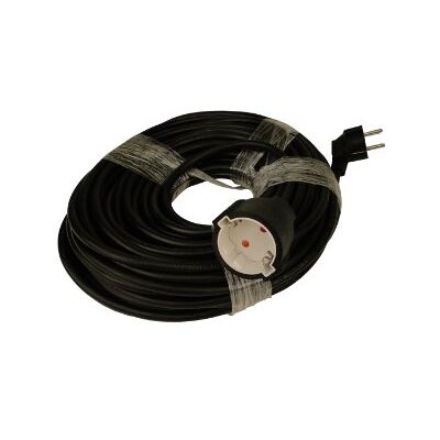 Unitec Prolunga Schuko H05VV-F 3G 1,5 mm², 25 m, nero Unitec Prolunga Schuko H05VV-F 3G 1,5 mm², 25 m, nero