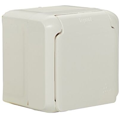 Legrand 782373 - Presa IP44 2P+F per esterni - 16A - Bianco Legrand 782373 - Presa IP44 2P+F per esterni - 16A - Bianco
