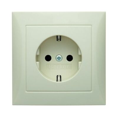 Berker Presa Schuko ws/gl m piastra di copertura S.1 presa 4011334277668 Berker Presa Schuko ws/gl m piastra di copertura S.1 presa 4011334277668