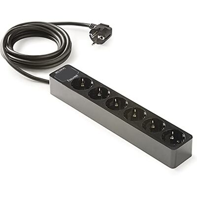 Famatel 2517-TT N-Base 6 prese, cavo 1,5 m, nero Famatel 2517-TT N-Base 6 prese, cavo 1,5 m, nero