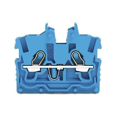 WAGO 2050-324 Morsetto Mini per 2 Conduttori - Blu WAGO 2050-324 Morsetto Mini per 2 Conduttori - Blu