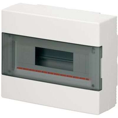 ELETTROCANALI Centralino da parete, 12 moduli, con morsettiera 6x10mm, bianco, IP40, sportello reversibile fume' EC60012BE ELETTROCANALI Centralino da parete, 12 moduli, con morsettiera 6x10mm, bianco, IP40, sportello reversibile fume' EC60012BE