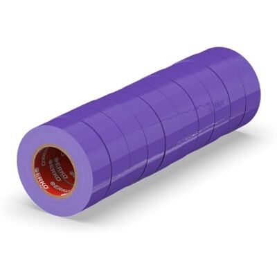 Nastro isolante auto-adesivo Erko Viola - 6kV - 15mm x 10m Nastro isolante auto-adesivo Erko Viola - 6kV - 15mm x 10m