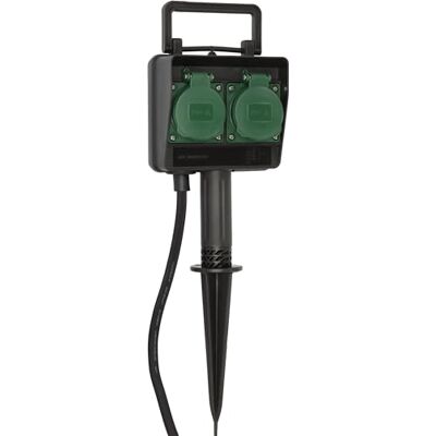 Multipresa esterna Brennenstuhl - 2 prese, spina di terra - Power Strip Multipresa esterna Brennenstuhl - 2 prese, spina di terra - Power Strip
